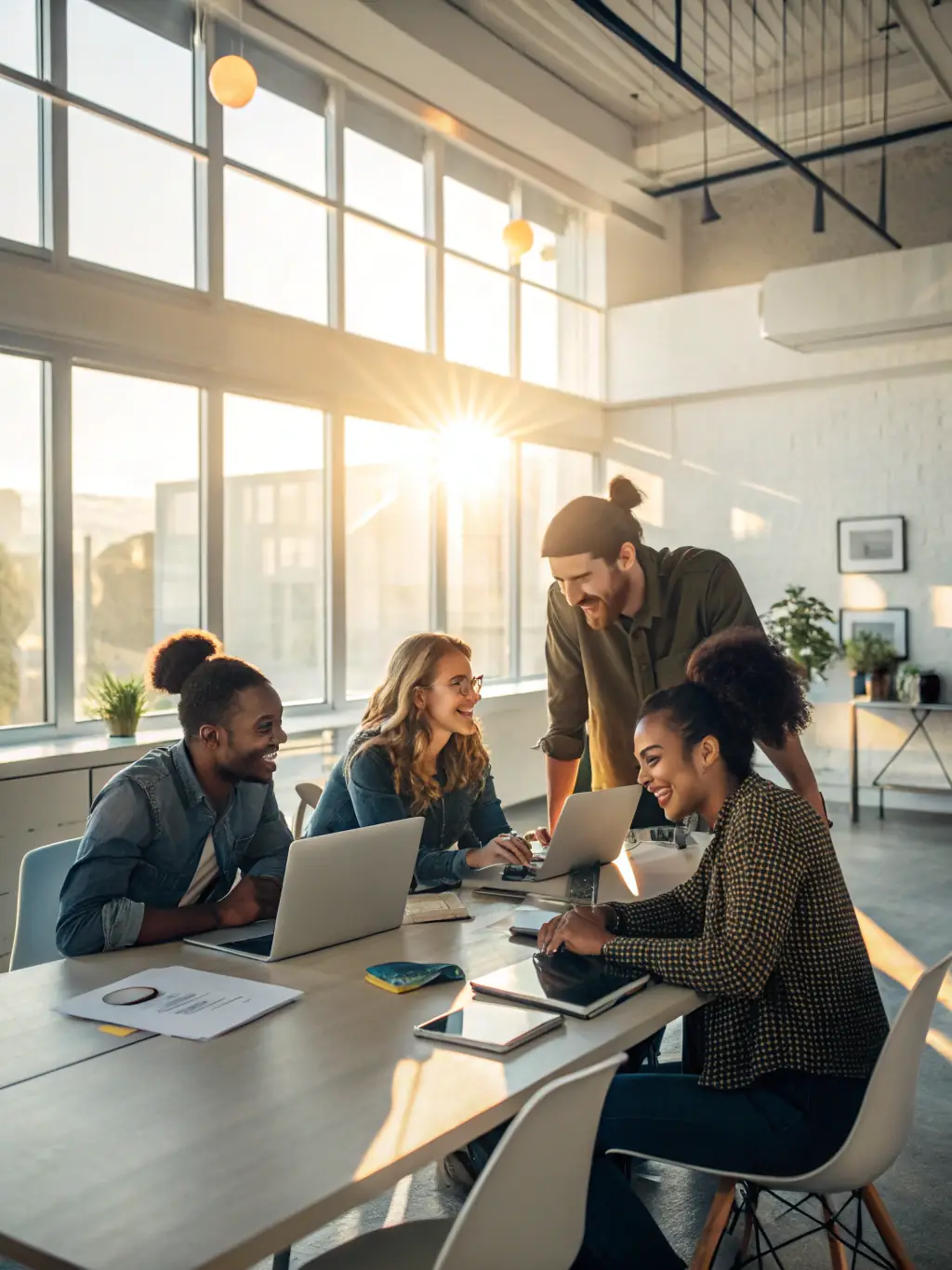 A team collaborating on a document in real-time using Nexfield One, emphasizing the collaborative features and seamless teamwork.